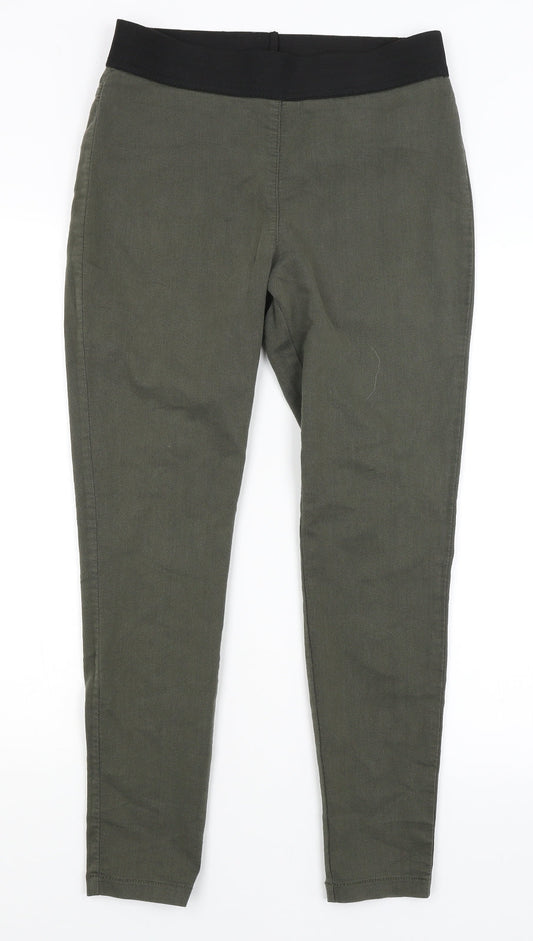 M&S Womens Green   Jegging Jeans Size 10 L20 in