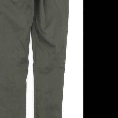 M&S Womens Green   Jegging Jeans Size 10 L20 in
