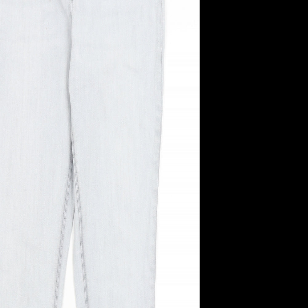 NEXT Womens Grey   Skinny Jeans Size 14 L27 in
