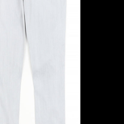 NEXT Womens Grey   Skinny Jeans Size 14 L27 in