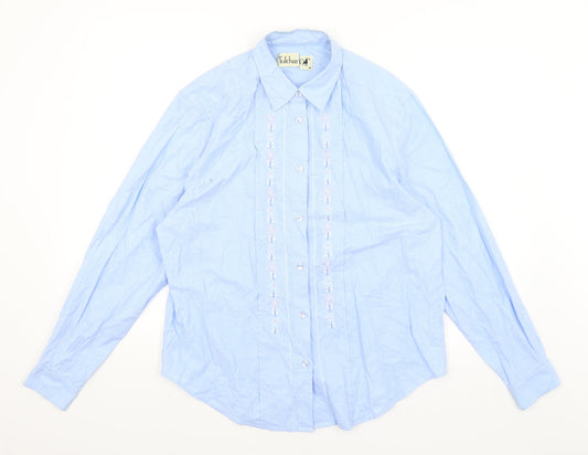 Tulchar Mens Blue    Button-Up Size M