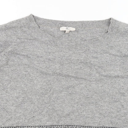 Womens UK Size L CC Grey Pullover Jumper