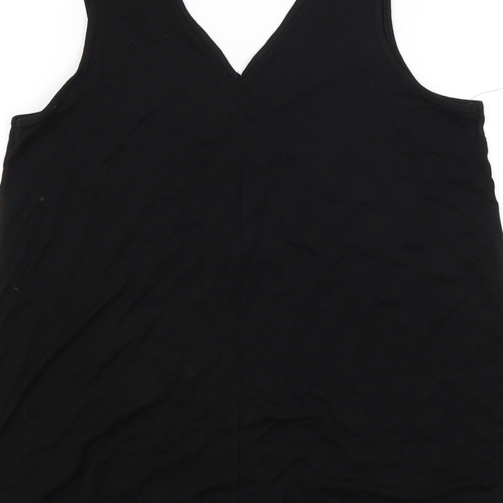 George Womens Black   Basic Tank Size 8