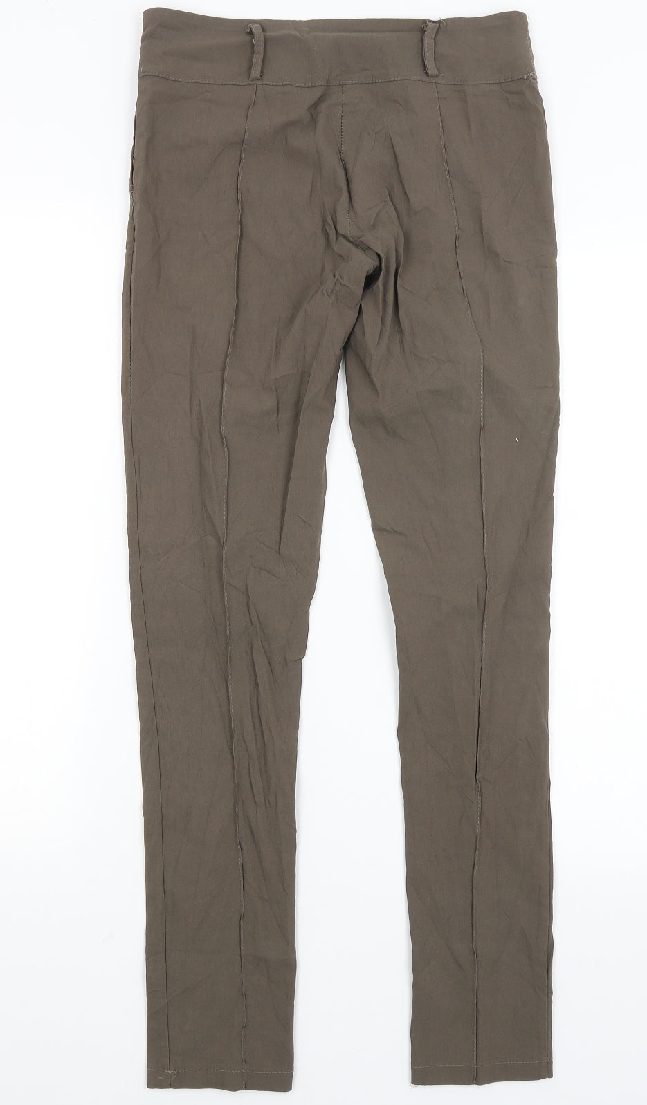 Womens UK Size M Preworn Regular Fit  Green Trousers