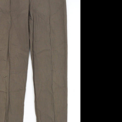 Womens UK Size M Preworn Regular Fit  Green Trousers
