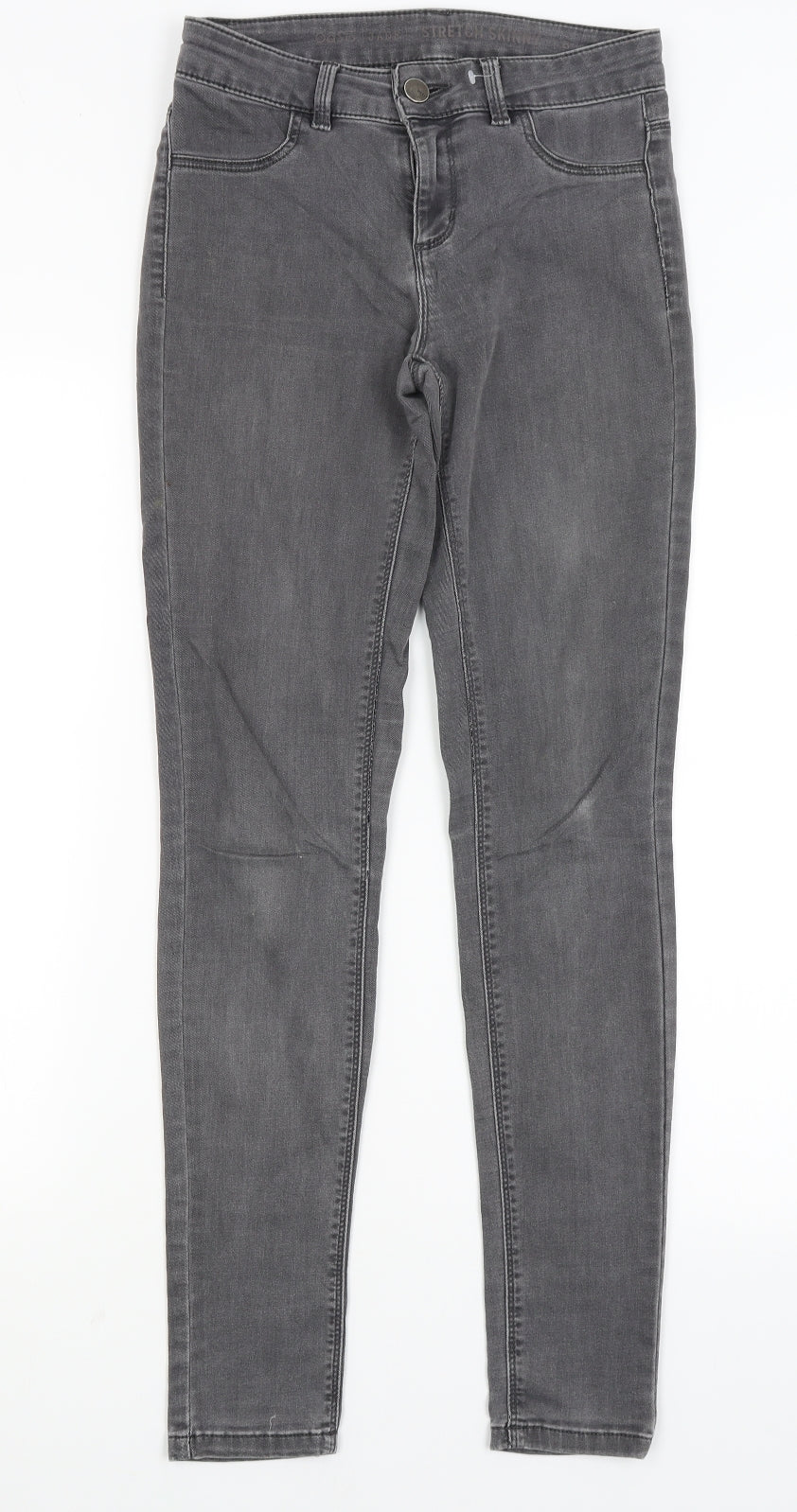 Oasis Womens Grey   Skinny Jeans Size 8 L29.5 in