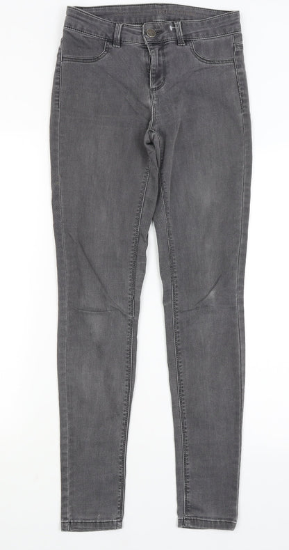 Oasis Womens Grey   Skinny Jeans Size 8 L29.5 in