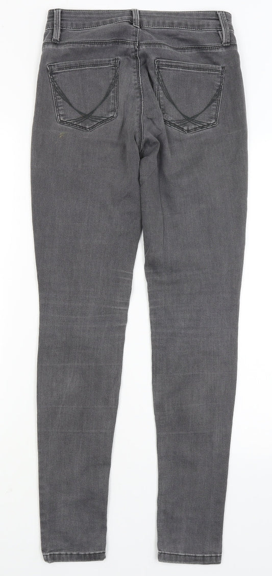 Oasis Womens Grey   Skinny Jeans Size 8 L29.5 in