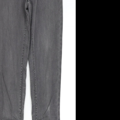 Oasis Womens Grey   Skinny Jeans Size 8 L29.5 in