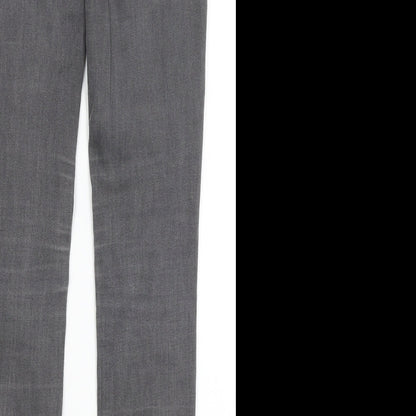 Oasis Womens Grey   Skinny Jeans Size 8 L29.5 in
