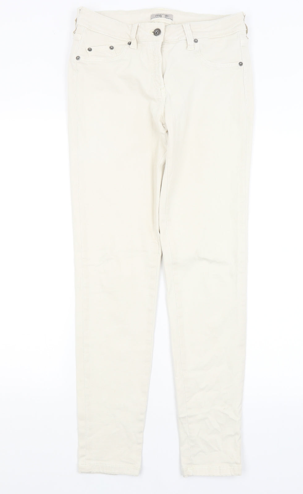 Great Plains Womens Ivory   Skinny Jeans Size 12 L30 in