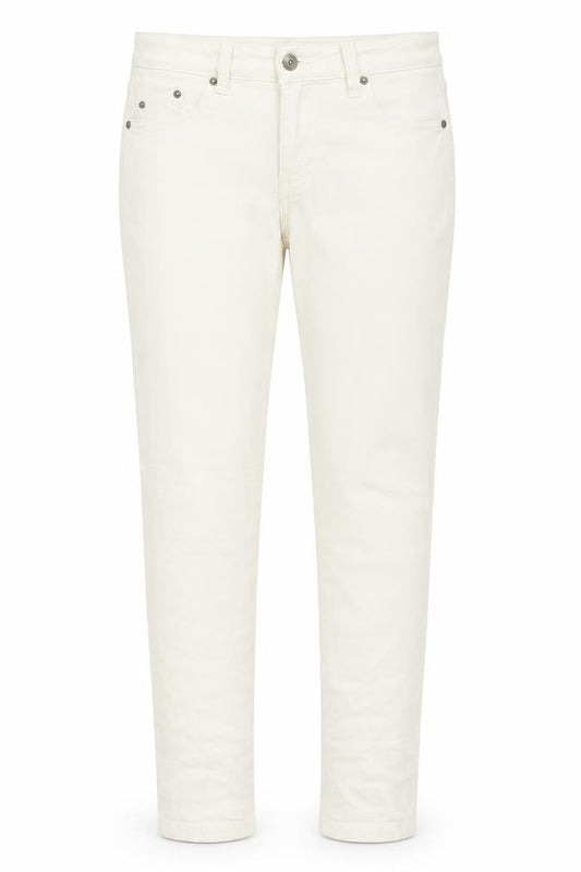 Womens UK Size 12 Great Plains Regular Fit Skinny Ivory Jeans