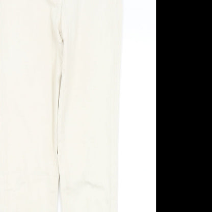 Great Plains Womens Ivory   Skinny Jeans Size 12 L30 in
