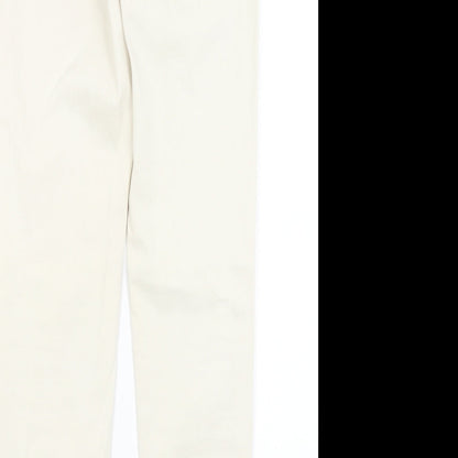 Great Plains Womens Ivory   Skinny Jeans Size 12 L30 in