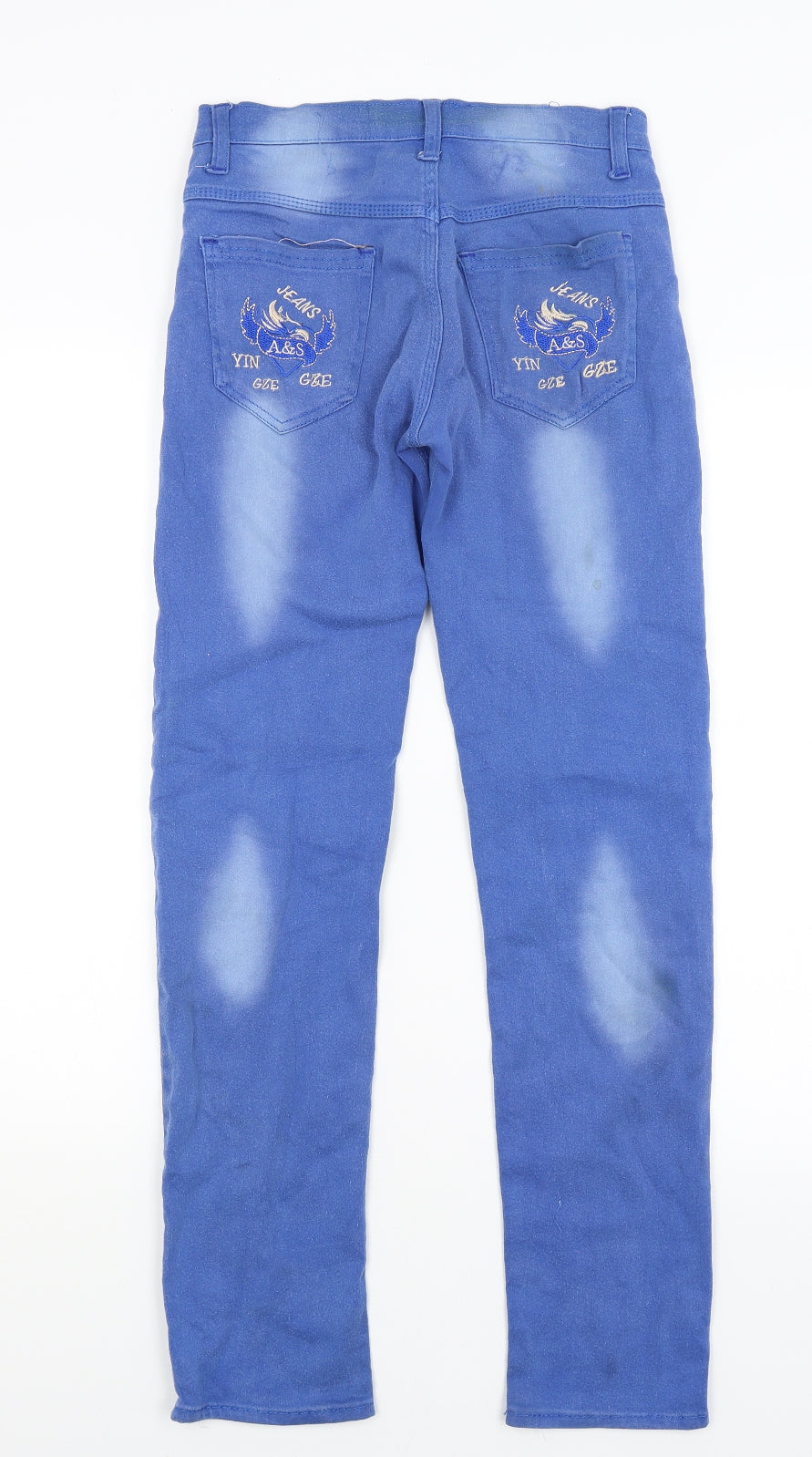 A&S Jeans Womens Blue   Jegging Jeans Size 12 L29 in
