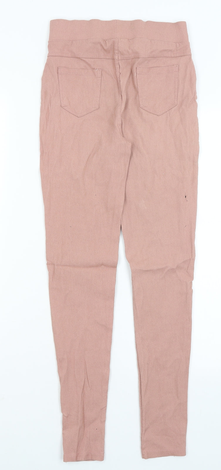 Womens UK Size S Preworn Regular Fit Jegging Pink Jeans