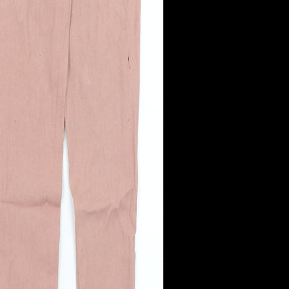 Womens UK Size S Preworn Regular Fit Jegging Pink Jeans