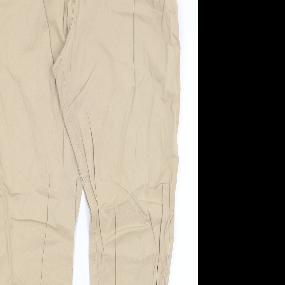 George Womens Brown   Trousers  Size 14 L30 in