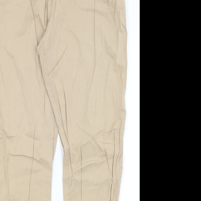 George Womens Brown   Trousers  Size 14 L30 in