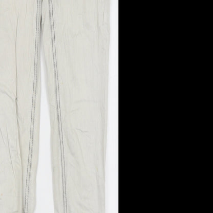 Diverse Denim Womens Ivory   Skinny Jeans Size 27 in L31.5 in
