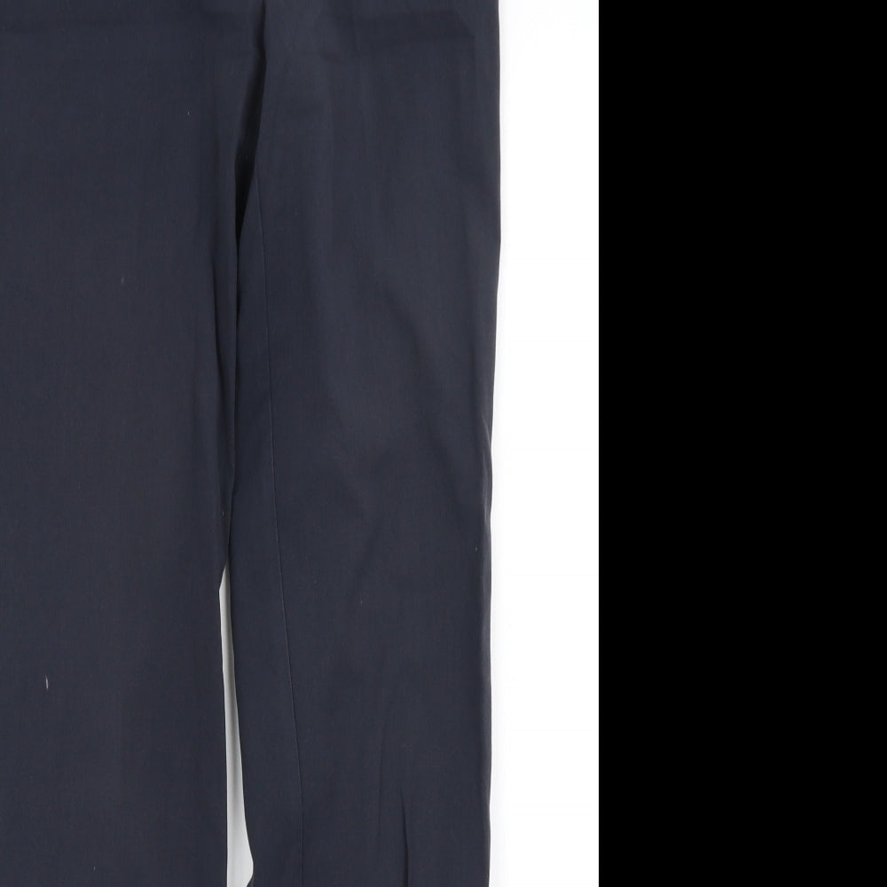 Womens UK Size 24 in Trutex Regular Fit  Blue Trousers