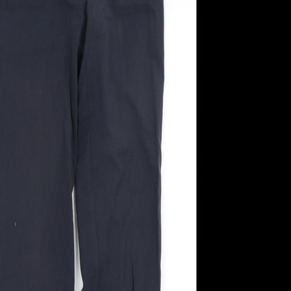 Womens UK Size 24 in Trutex Regular Fit  Blue Trousers