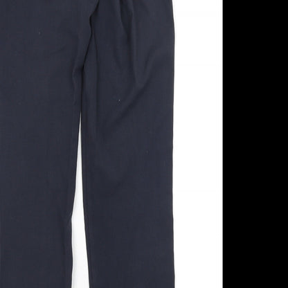 Womens UK Size 24 in Trutex Regular Fit  Blue Trousers