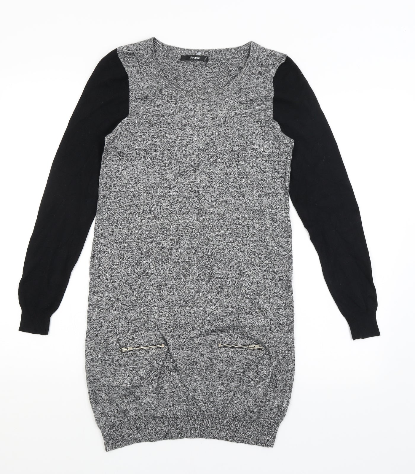 George Womens Grey   Pullover Jumper Size 8