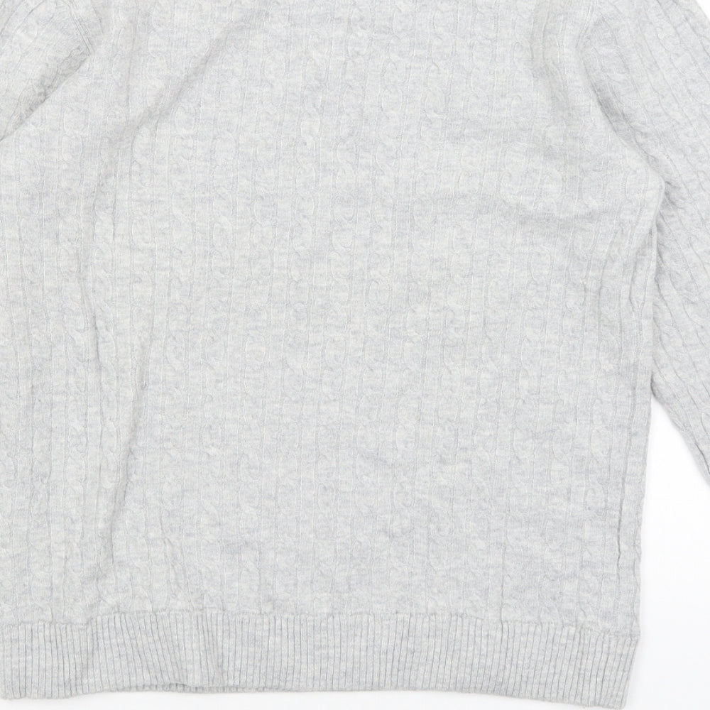 H&M Womens Grey   Pullover Jumper Size S