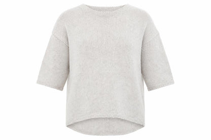 Womens UK Size 8 NEXT Silver Pullover Jumper