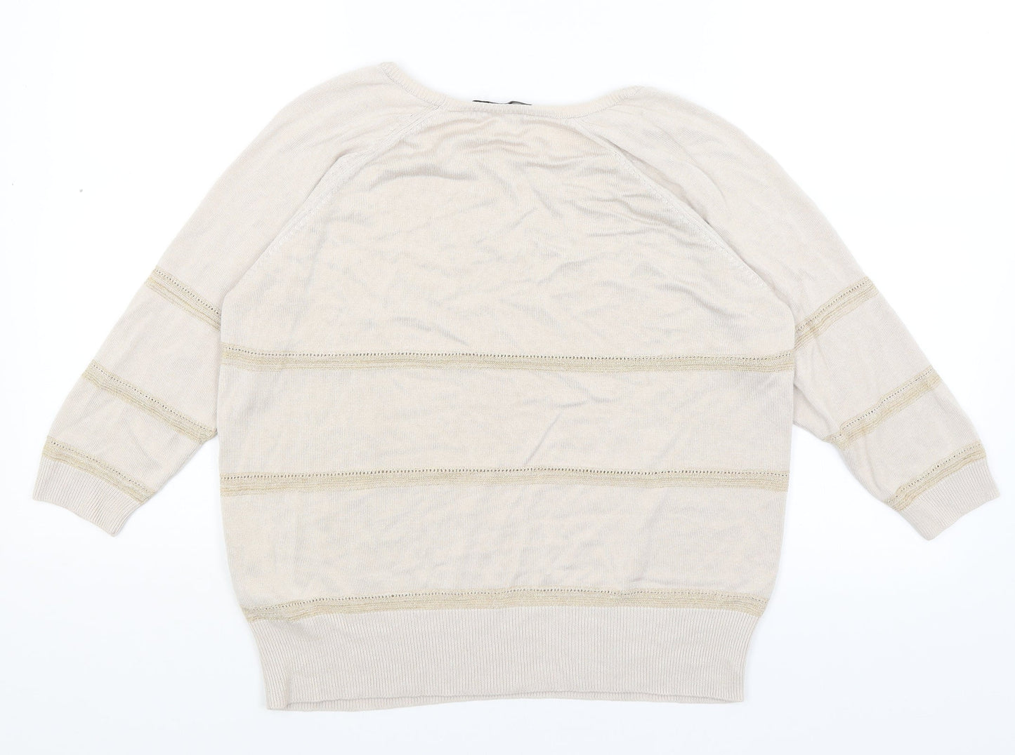 Autograph Womens Beige   Basic T-Shirt Size 12