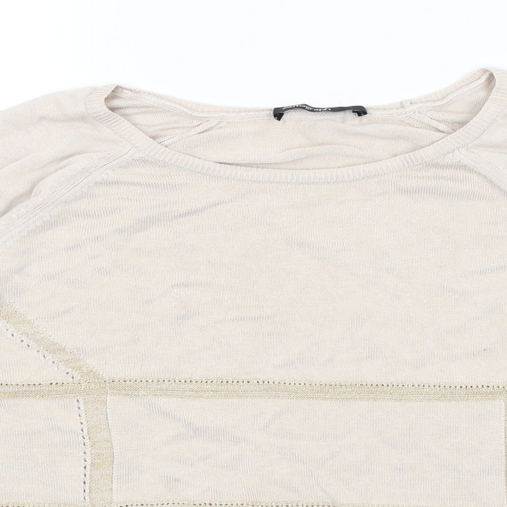 Autograph Womens Beige   Basic T-Shirt Size 12