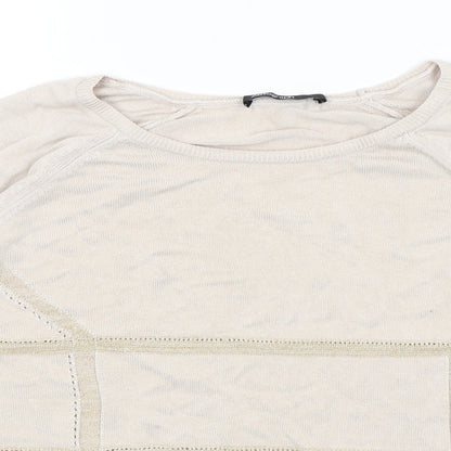 Autograph Womens Beige   Basic T-Shirt Size 12