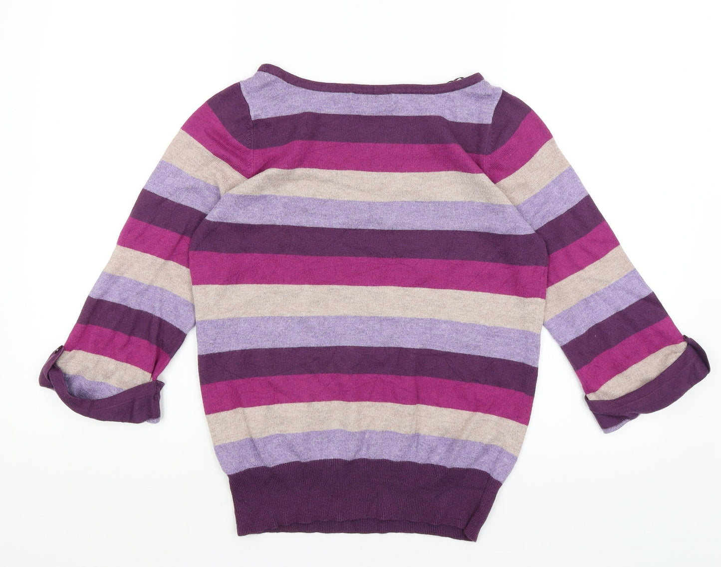 Womens UK Size 8 M&S Purple Pullover Jumper