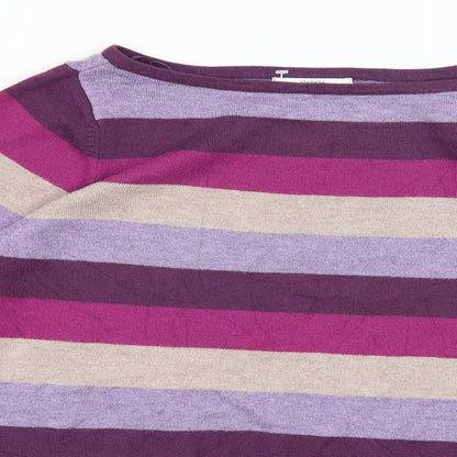 Womens UK Size 8 M&S Purple Pullover Jumper