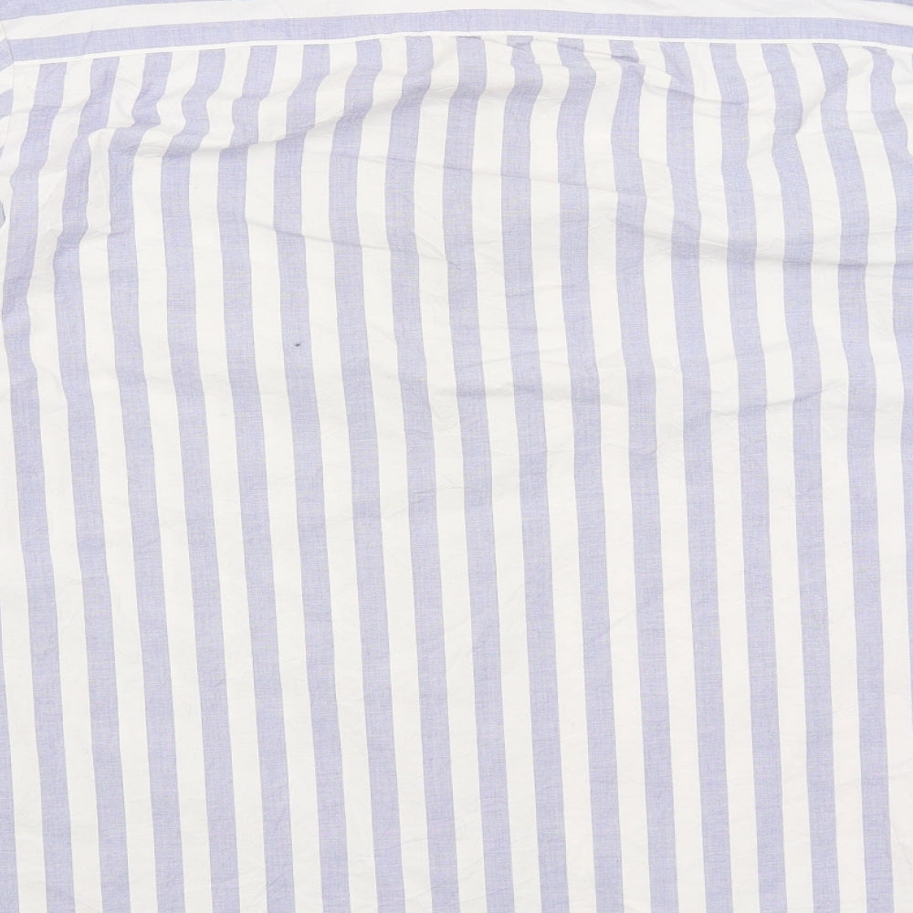Mens UK Size L NEXT White  Button-Up Long Sleeve Casual Shirt