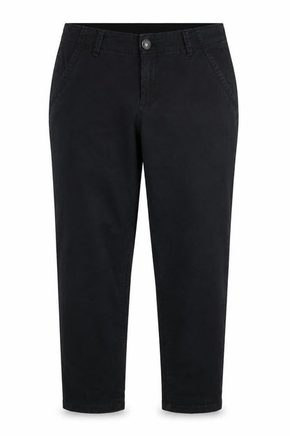 Womens UK Size 10 Charles Vogele Regular Fit Chino Black Trousers