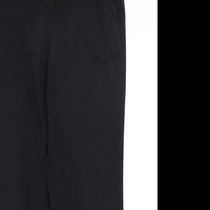 Charles Vogele Womens Black   Chino Trousers Size 10 L26.5 in