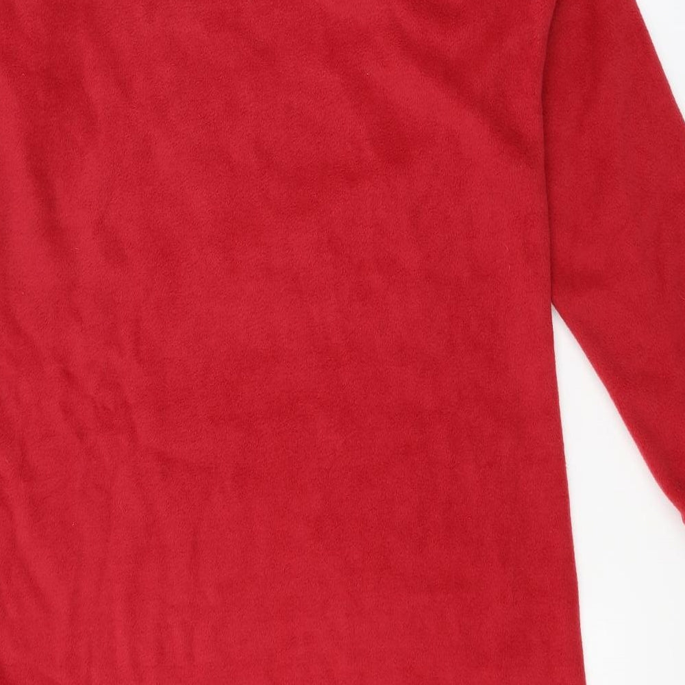 Womens UK Size M Preworn Red Pullover Jumper