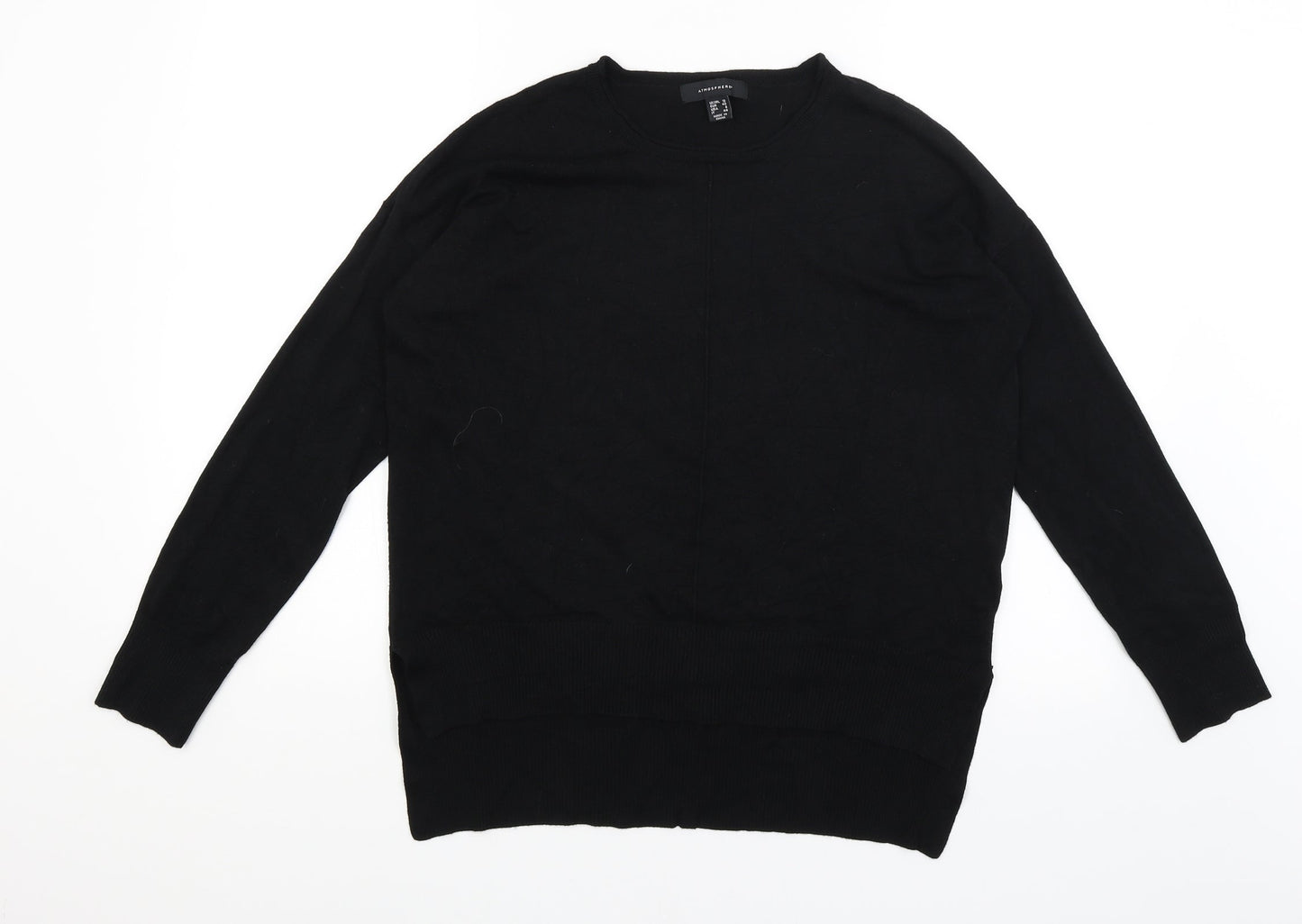 Womens UK Size 12 Atmosphere Black Pullover Jumper