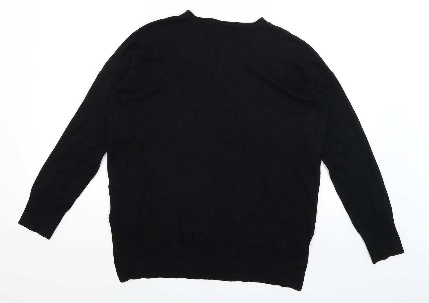 Womens UK Size 12 Atmosphere Black Pullover Jumper
