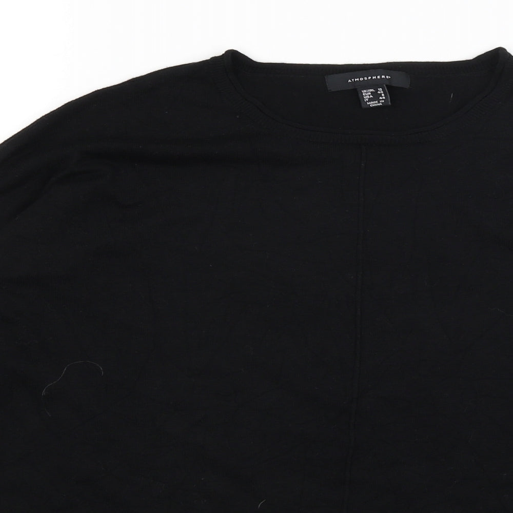 Womens UK Size 12 Atmosphere Black Pullover Jumper