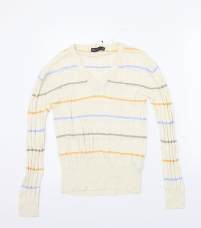 Womens UK Size S Marks and Spencer Beige Pullover Jumper