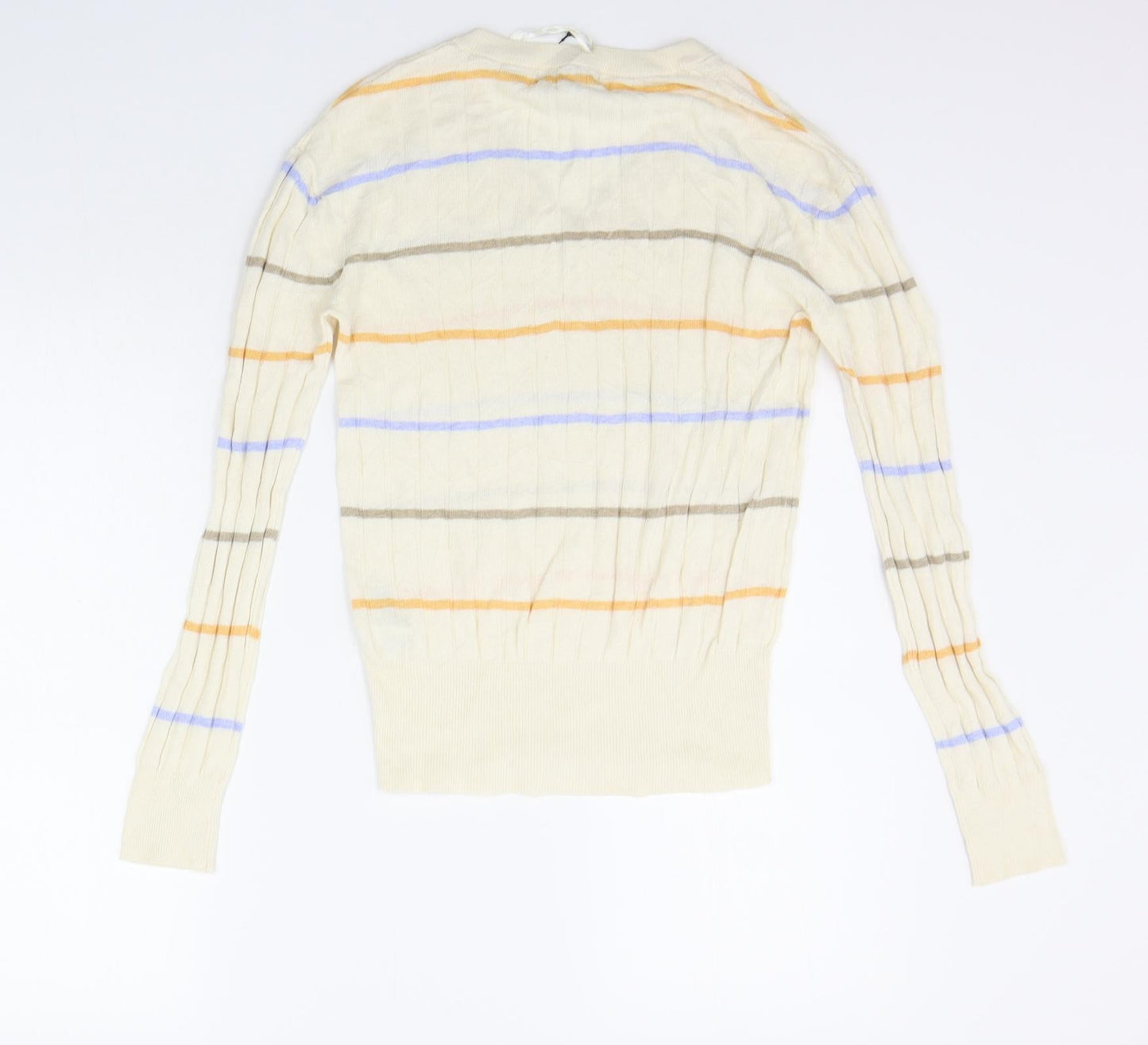 Womens UK Size S Marks and Spencer Beige Pullover Jumper