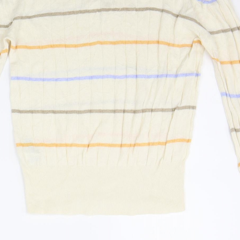 Womens UK Size S Marks and Spencer Beige Pullover Jumper