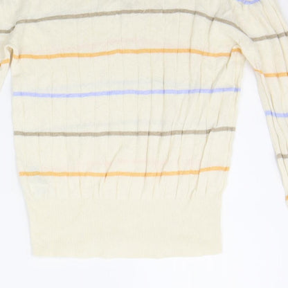 Womens UK Size S Marks and Spencer Beige Pullover Jumper