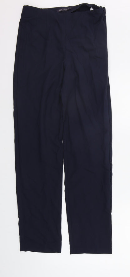Womens UK Size 8 Marks and Spencer Regular Fit  Blue Trousers