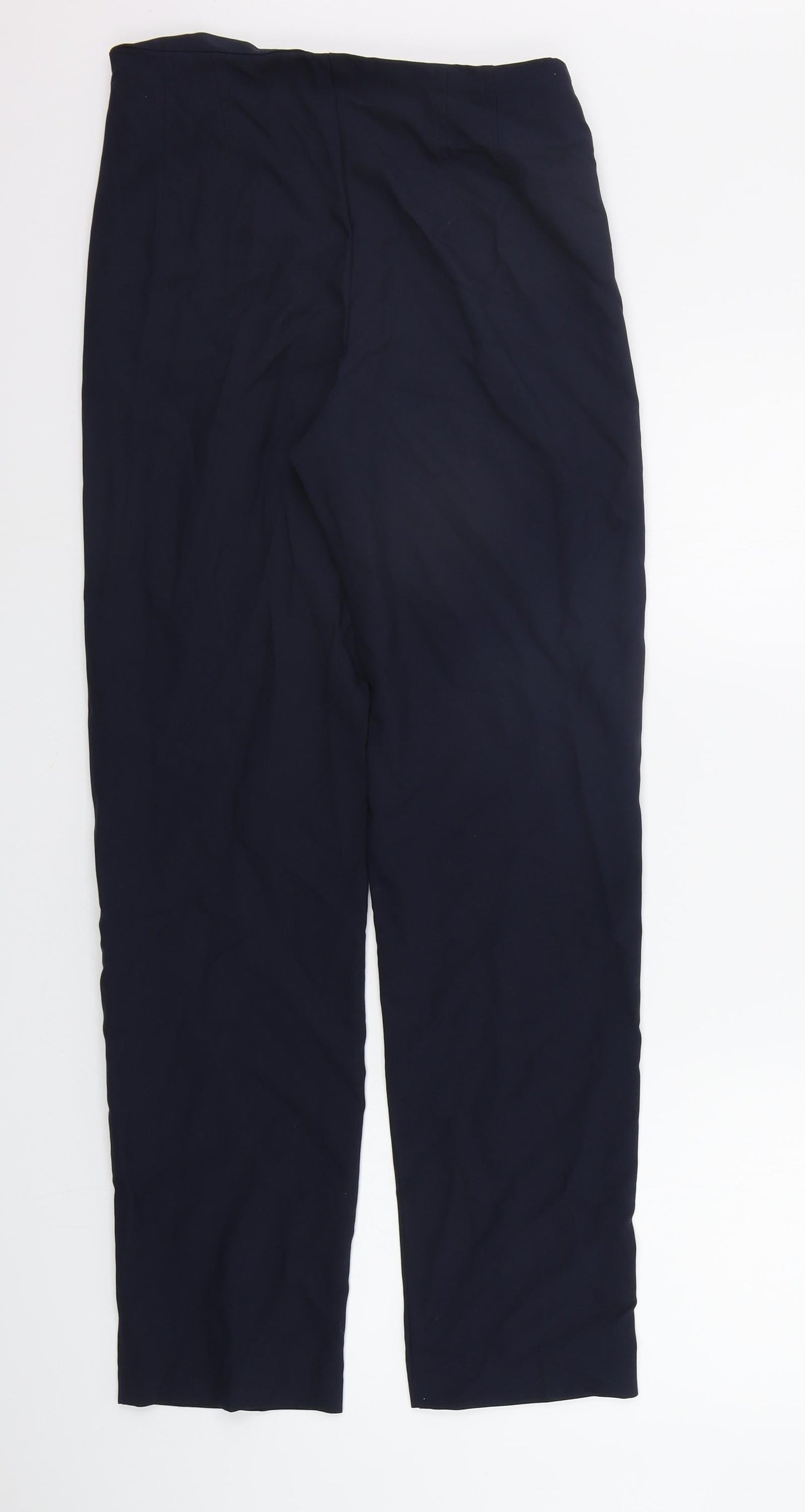 Womens UK Size 8 Marks and Spencer Regular Fit  Blue Trousers