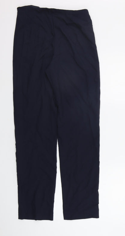 Womens UK Size 8 Marks and Spencer Regular Fit  Blue Trousers
