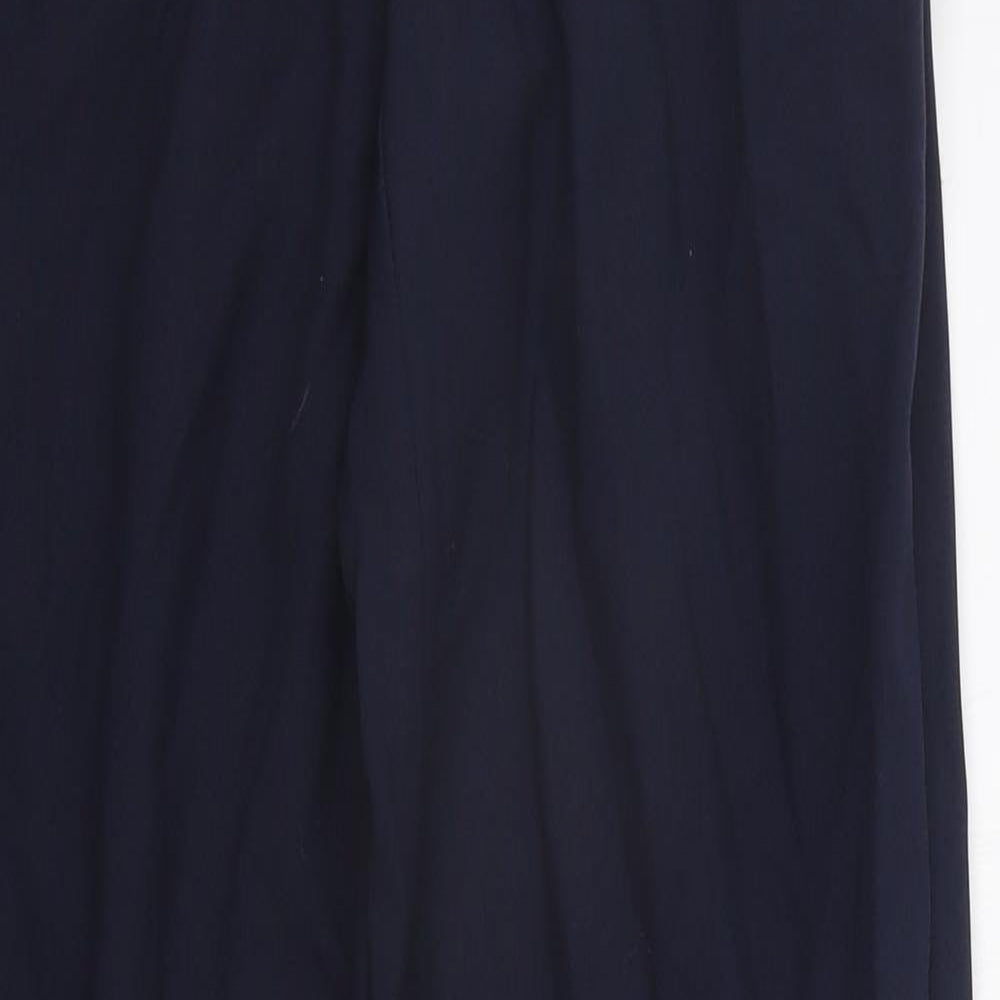 Womens UK Size 8 Marks and Spencer Regular Fit  Blue Trousers